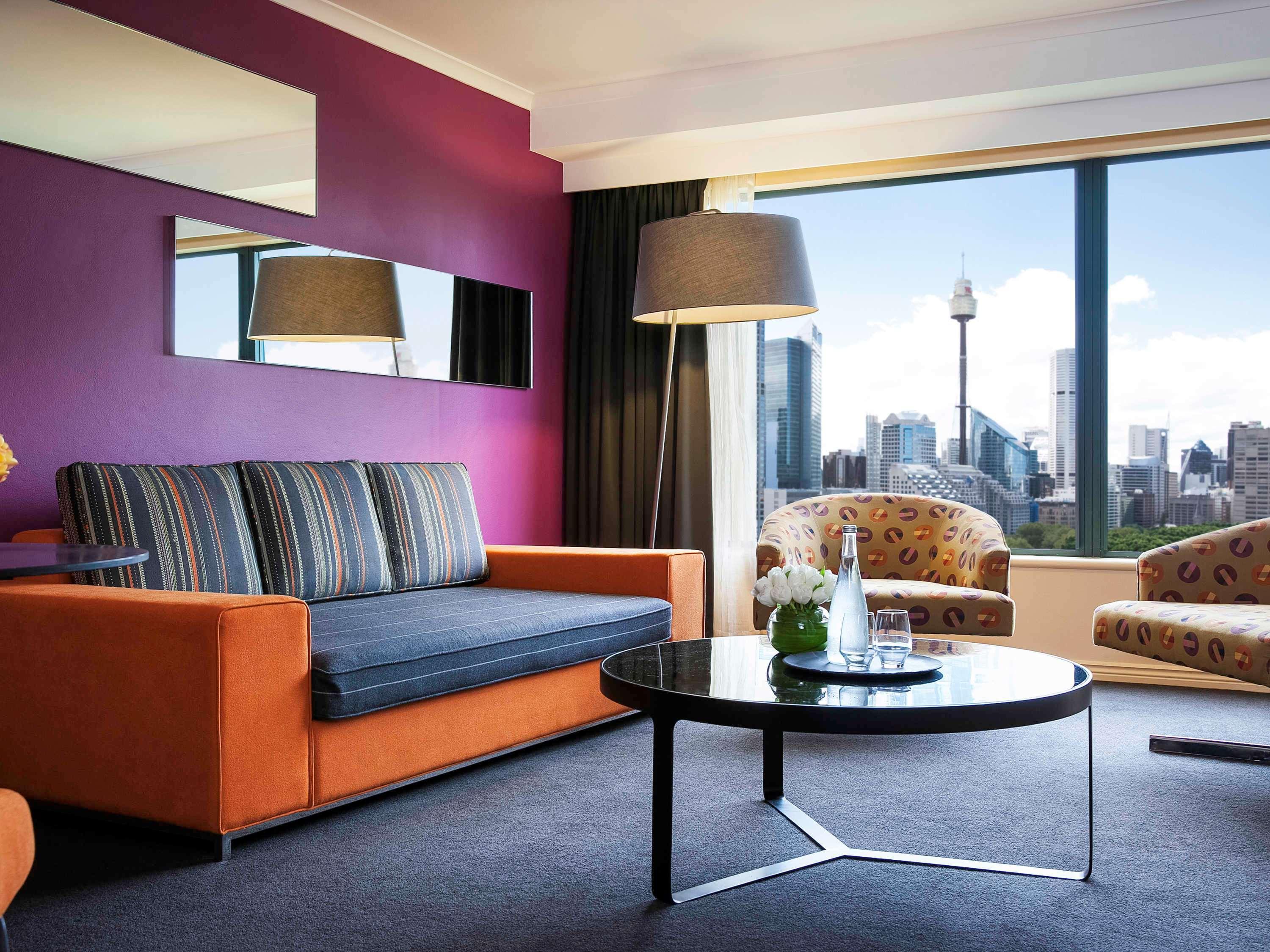 พูลแมน ซิดนีย์ ไฮด์ พาร์ค Hotel ภายนอก รูปภาพ A suite at the Crowne Plaza Hotel, Sydney